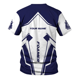 Railspirit Personalized CSX Transportation Railroad T-Shirt Railway Trainspotter Style Shirt Gift Idea For Foamers