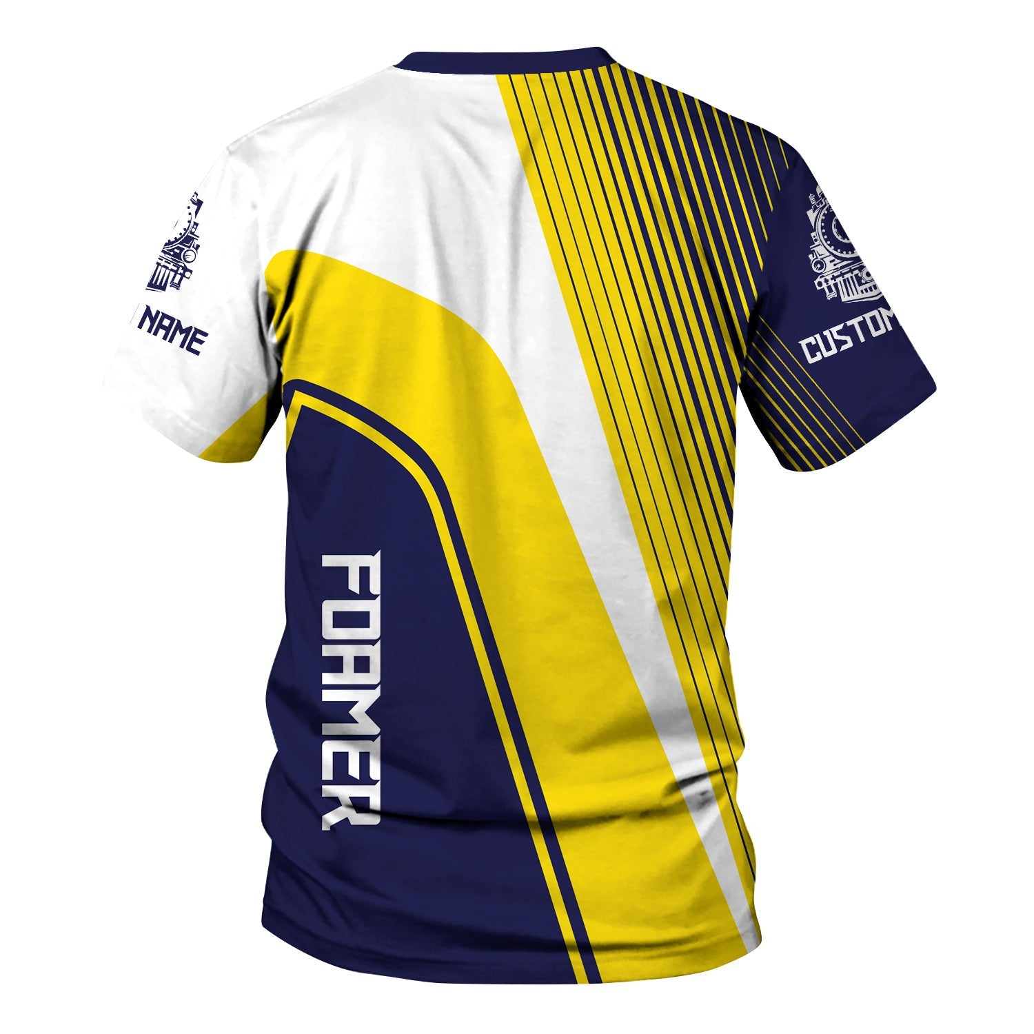 Railspirit Personalized CSX Transportation Railroad T-Shirt Vibrant Striking Style Shirt For Rail Enthusiasts