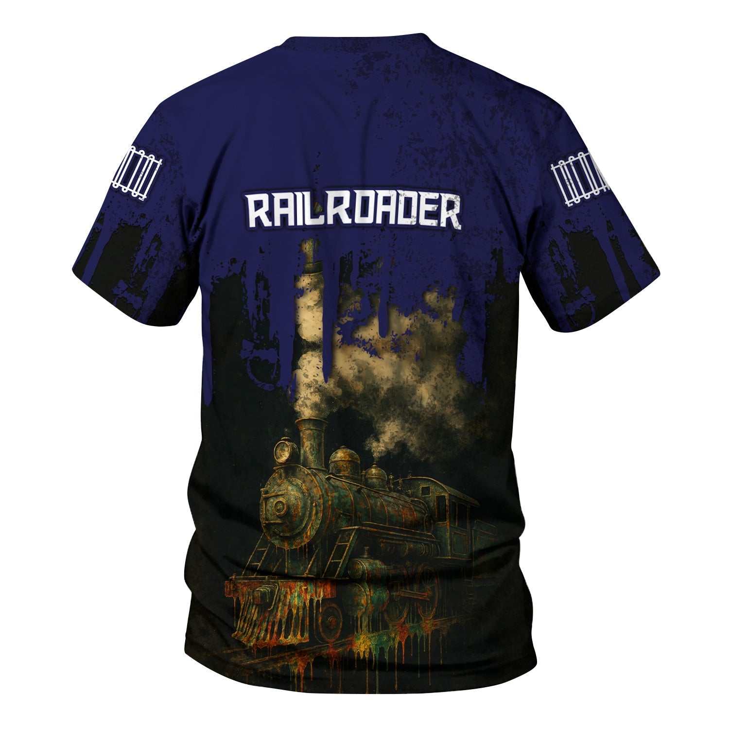 Railspirit Personalized CSX Transportation Railroad T-Shirt Vintage Train Art Style Shirt For Locomotive Fans