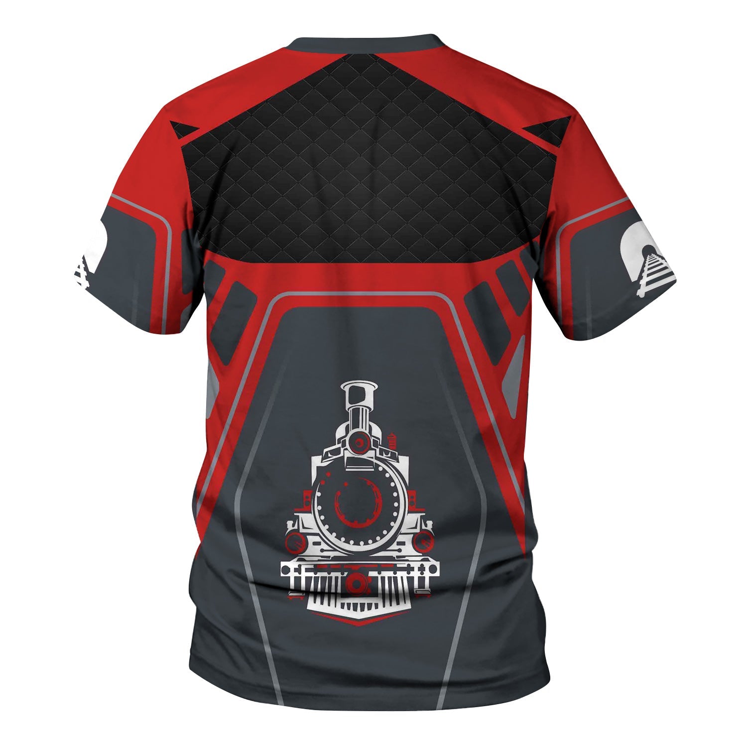 Railspirit Personalized Bangor And Aroostook Railroad T-Shirt Steam Locomotive Engine Graphic Train Shirt All Over Print