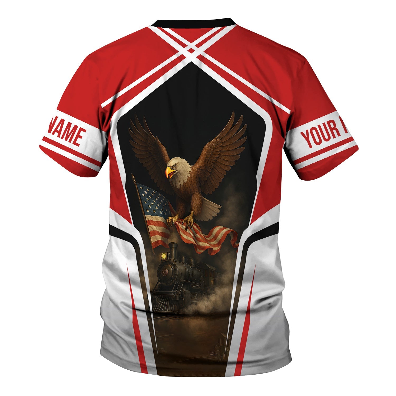 Railspirit Personalized Bangor And Aroostook Railroad T Shirt American Eagle Vintage Train Shirt