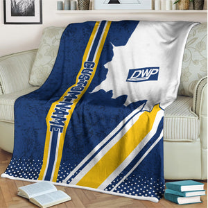 Railspirit Personalized Duluth, Winnipeg and Pacific Railway Blanket Vintage All Over Printed Blanket