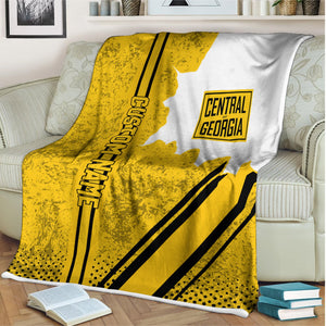 Railspirit Personalized Central of Georgia Railway Blanket Vintage All Over Printed Blanket