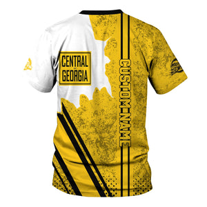 Railspirit Personalized Central of Georgia Railway T-Shirt All Over Printed Unisex Shirt