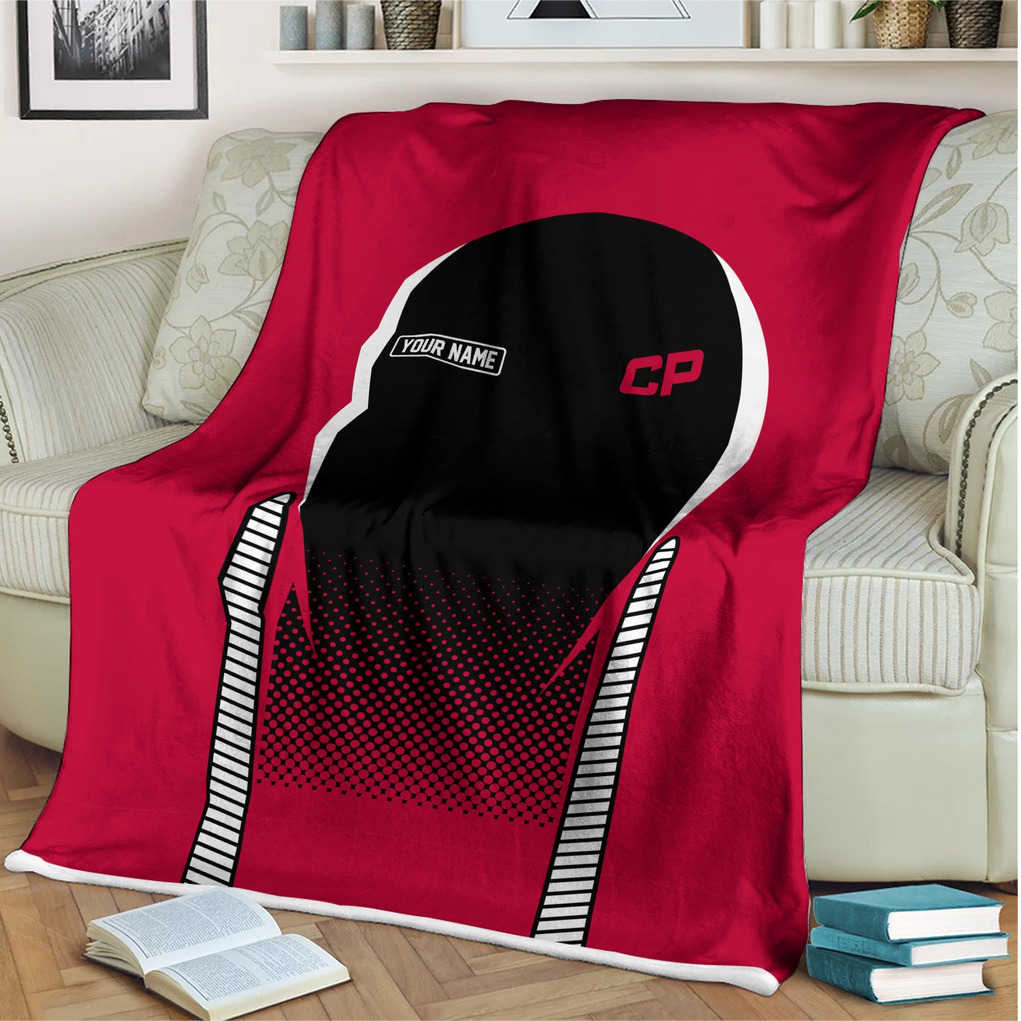 Railspirit Personalized Canadian Pacific Railroad Blanket Train Blanket Gift Idea For Train Lover