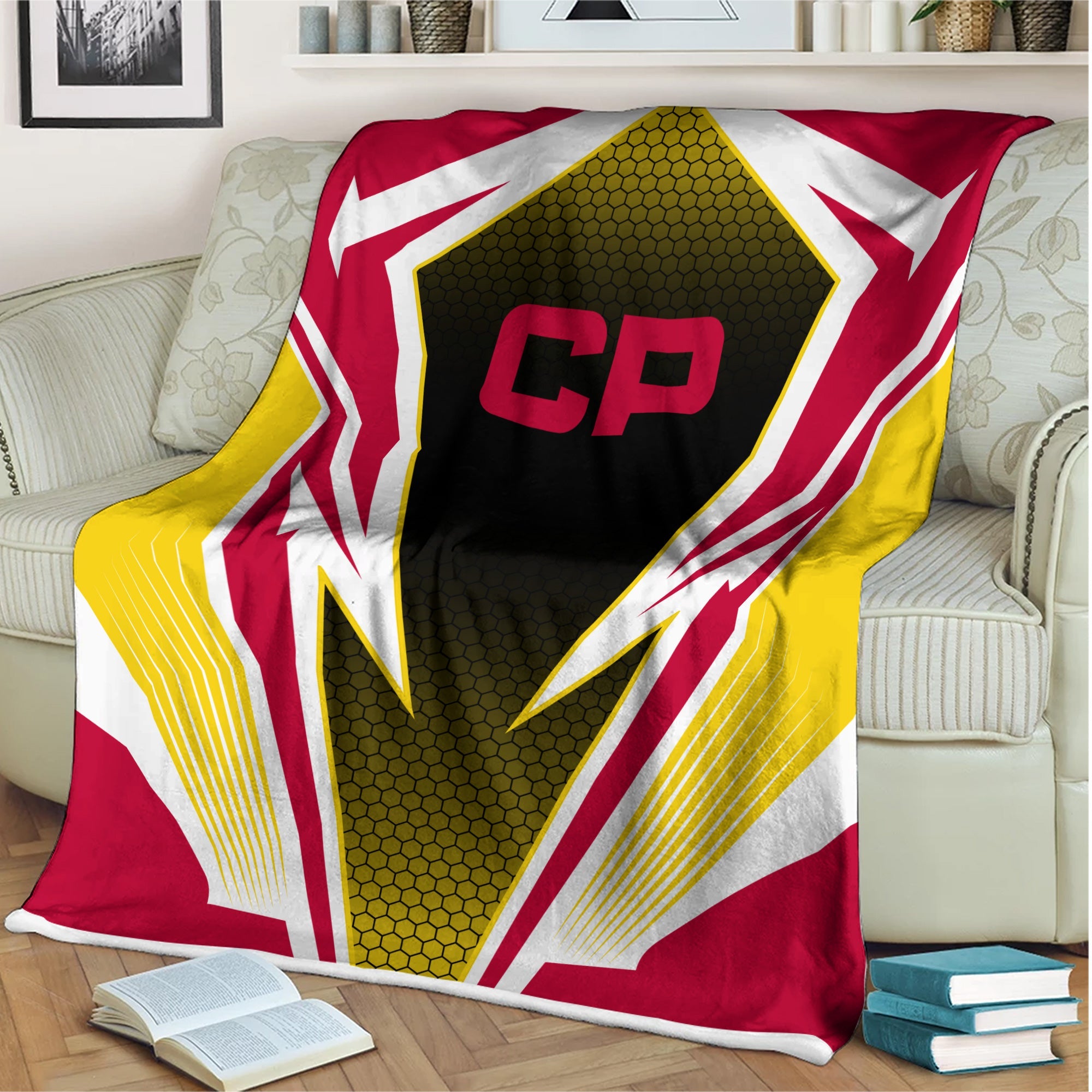 Railspirit Canadian Pacific Railroad Blanket Lightning Graphic Style Blanket Gift Idea For Train Lover