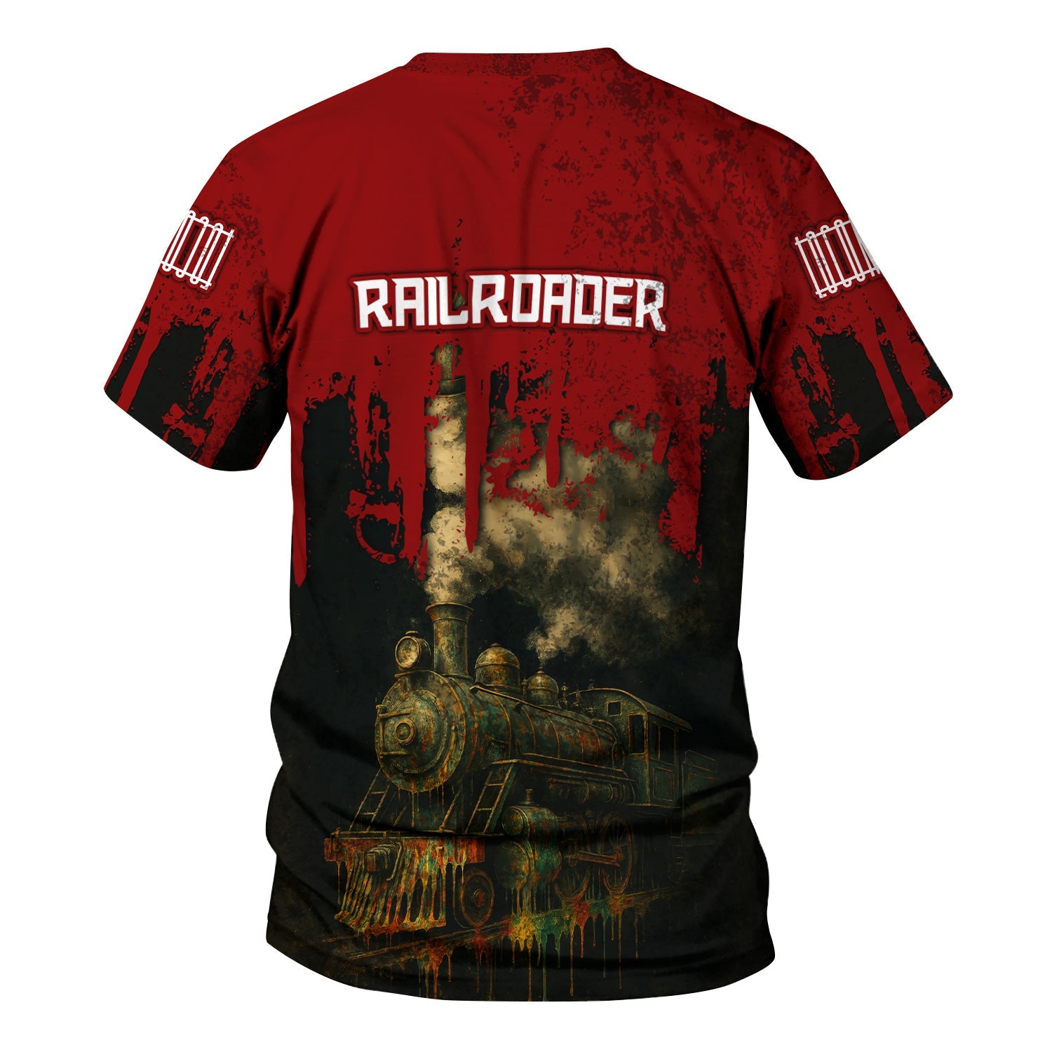 Railspirit Personalized Western Maryland Railway T-Shirt Vintage Train Art Style Shirt For Locomotive Fans