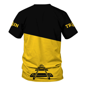 Railspirit Personalized Central of Georgia Railway T Shirt One Track Mind Unisex Train Shirt Gift Idea For Train Lover