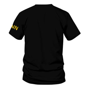 Railspirit Custom Name Central of Georgia Railway T Shirt Railroad Crossing Sign Train Shirt All Over Print