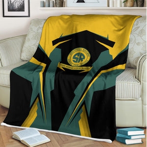 Railspirit Personalized Southern Railway U.S Blanket SOU Strong Line Train Blanket Gift Idea For Train Lover