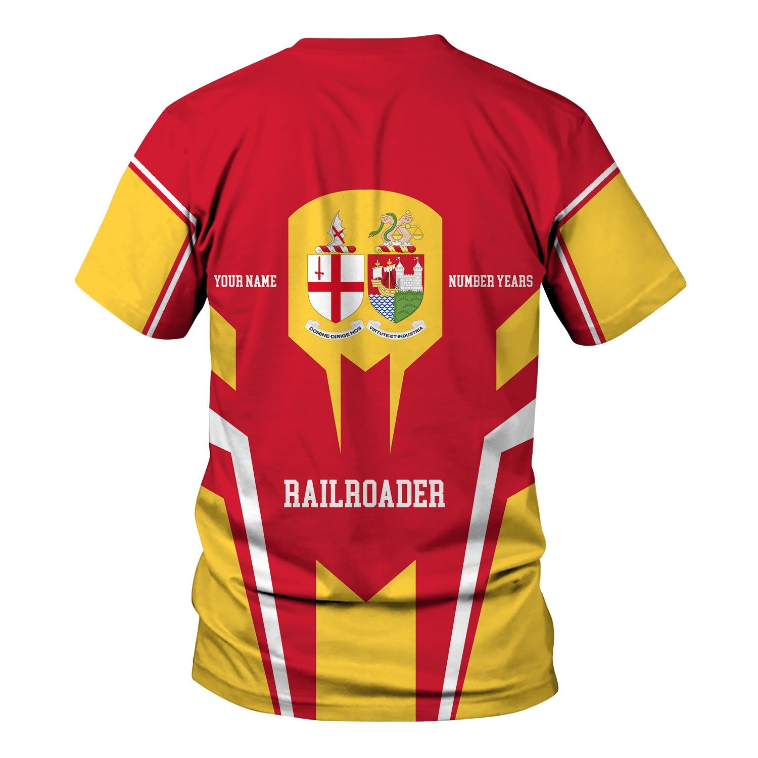 Railspirit Personalized Great Western Railway T-Shirt Custom Year Railroader Shirt Gift Idea For Train Lover