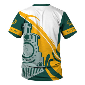 Railspirit Personalized Great Western Railway T-Shirt Flame-Inspired Style Shirt Gift Idea For Train Lovers