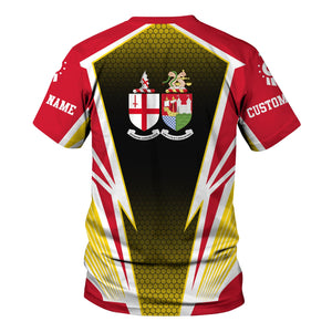 Railspirit Personalized Great Western Railway T-Shirt Lightning Graphic Style Shirt Gift Idea For Train Lover