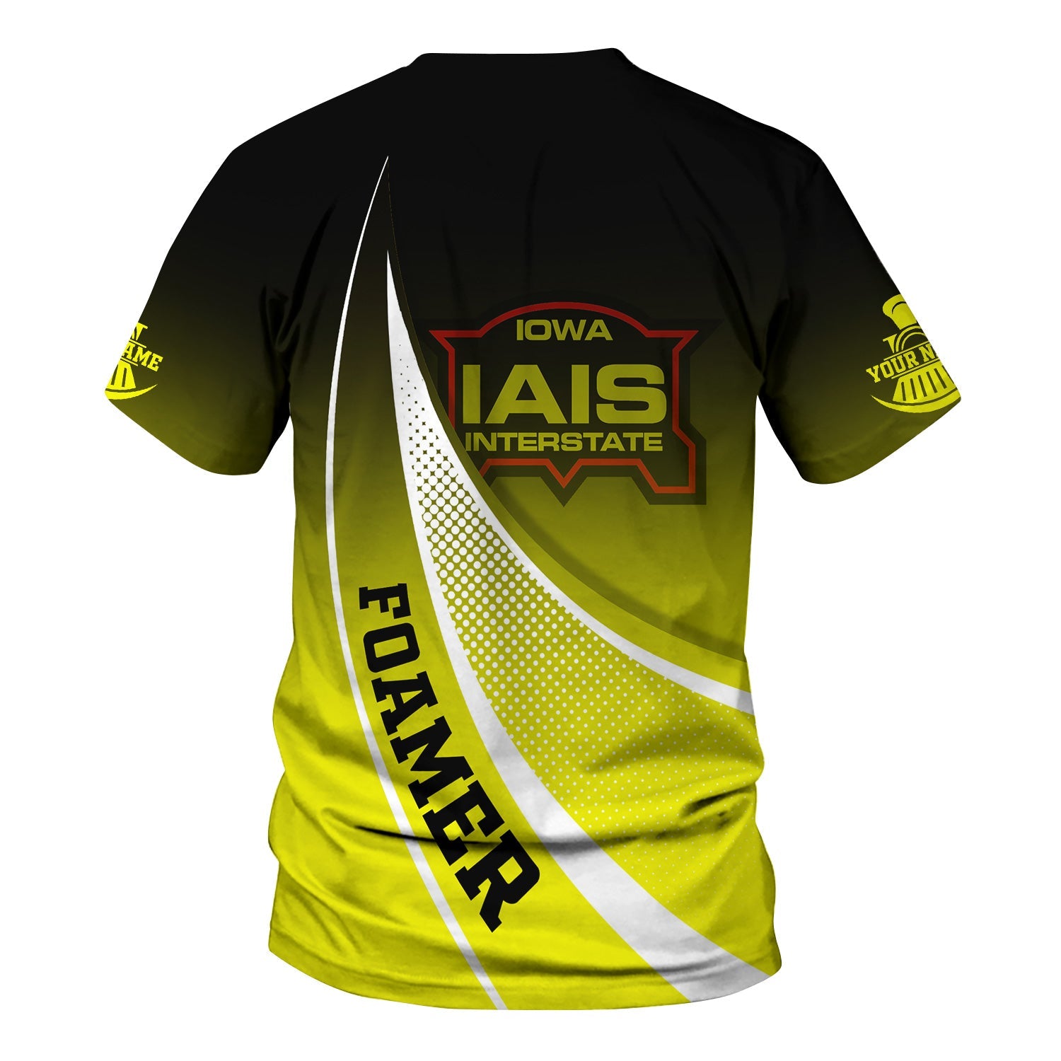 Railspirit Personalized Iowa Interstate Railroad T-Shirt Railway-Themed Style IAIS Shirt Gift Idea For Trainspotter