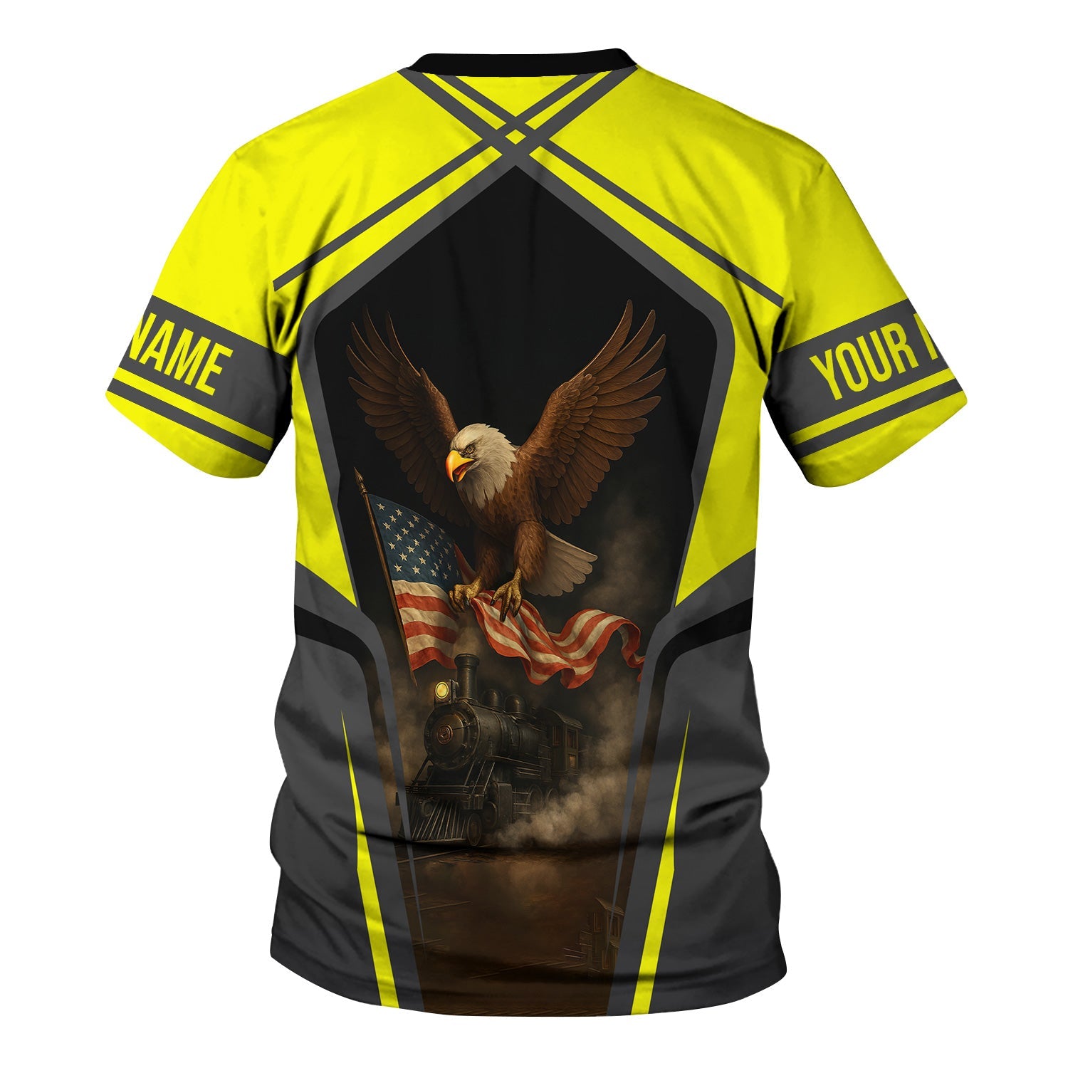 Railspirit Personalized Iowa Interstate Railroad T Shirt American Eagle Vintage Train IAIS Shirt