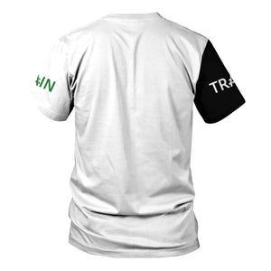 Railspirit Custom Name Burlington Northern Railroad T Shirt Railroad Crossing Sign Train Shirt All Over Print