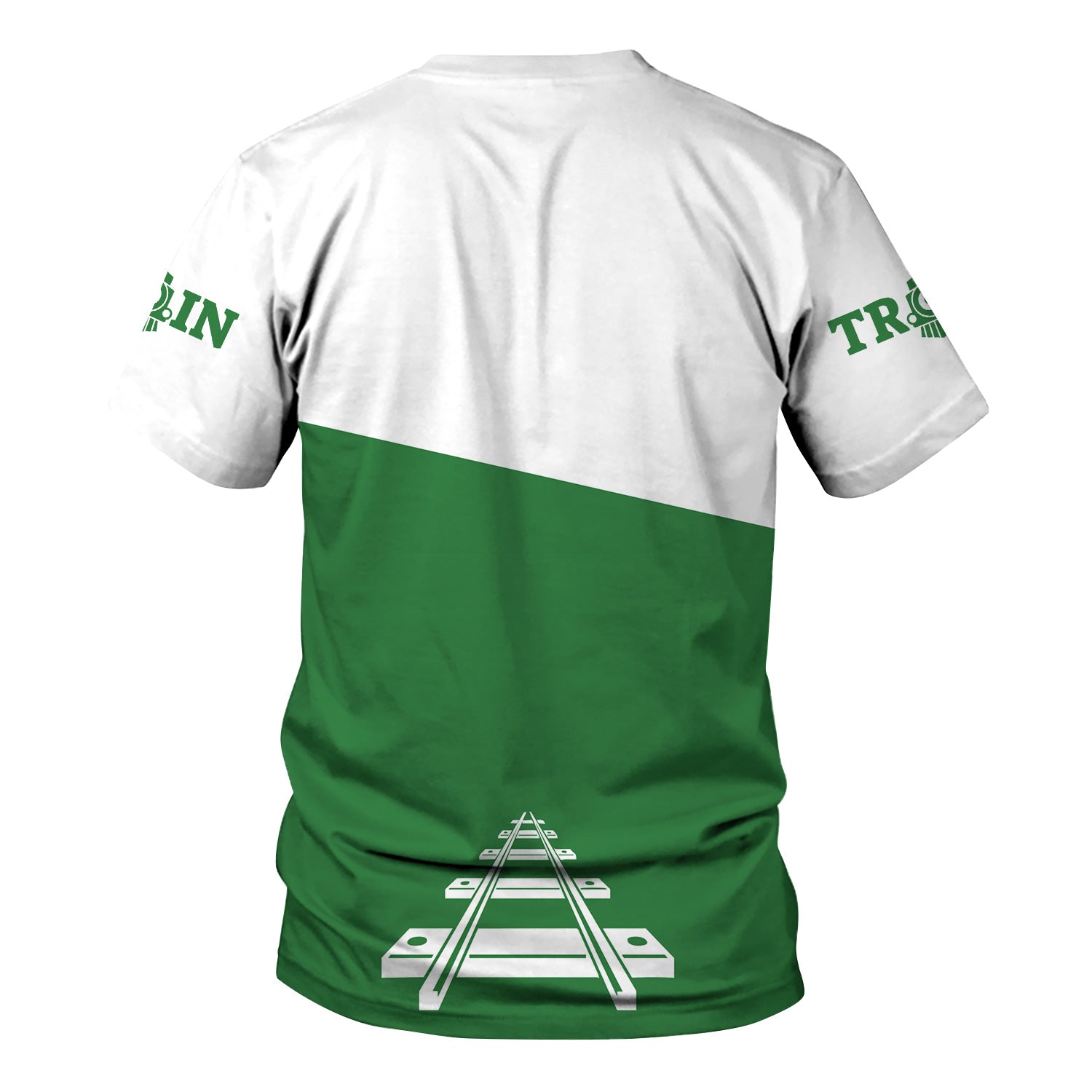 Railspirit Personalized Burlington Northern Railroad T Shirt One Track Mind Unisex Train Shirt Gift Idea For Train Lover