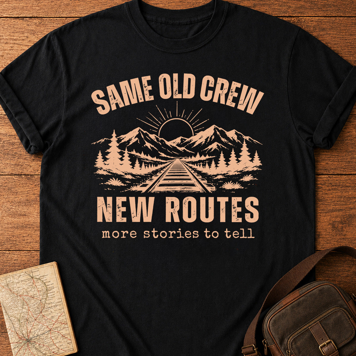 SAME OLD CREW NEW ROUTES T-shirt