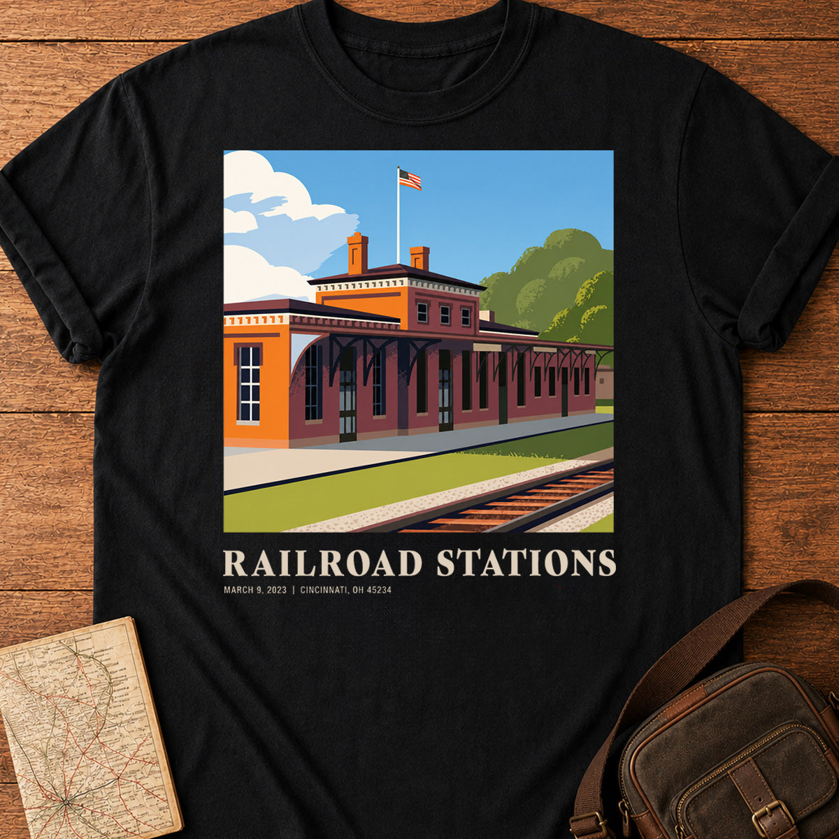 Classic Railroad Station T-Shirt