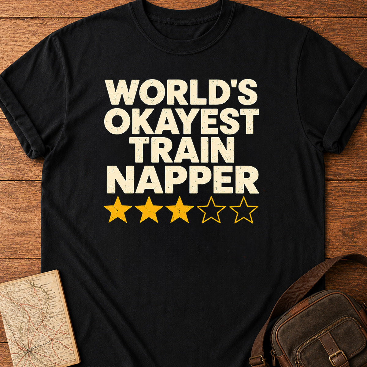 WORLD'S OKAYEST TRAIN NAPPER T-shirt