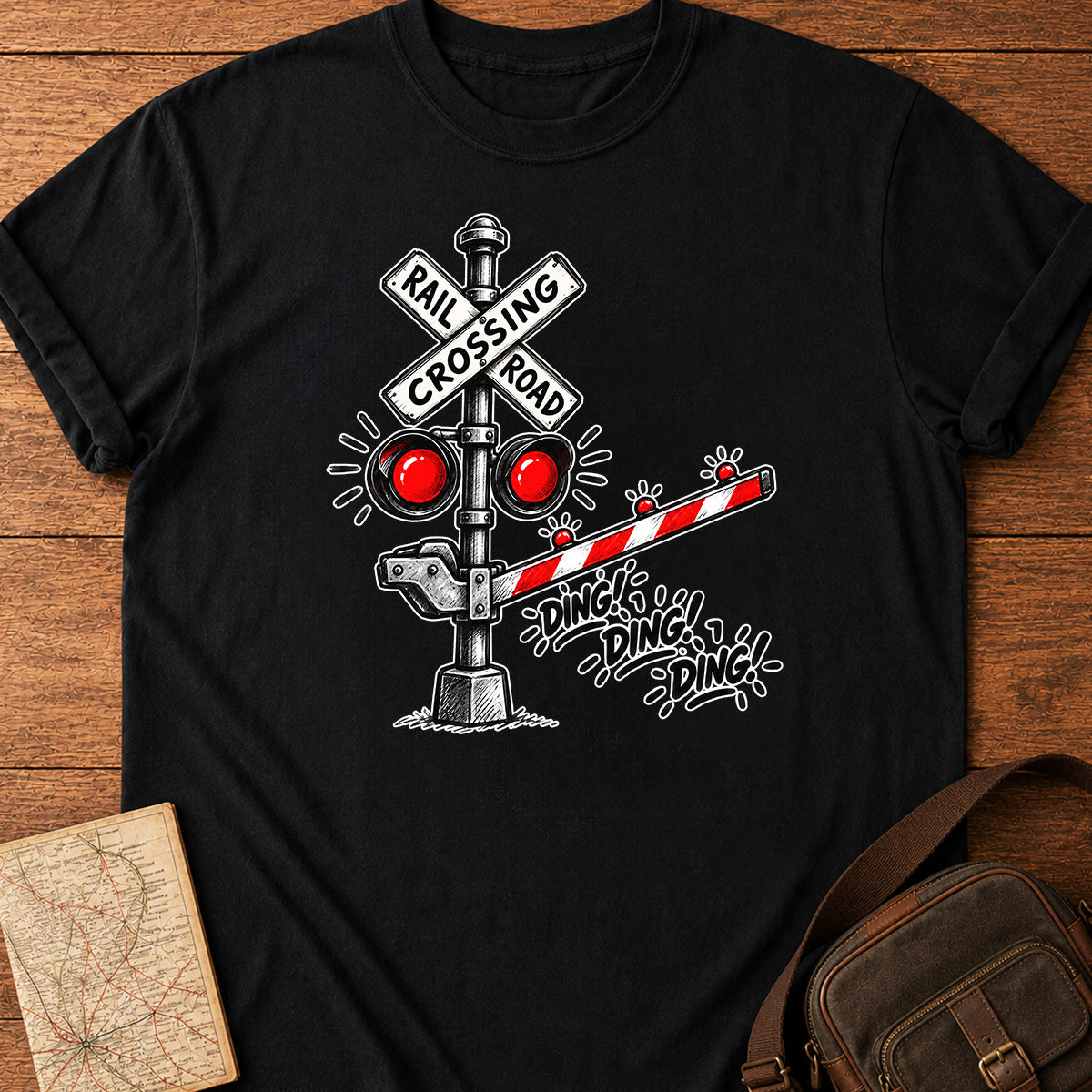 Railroad Crossing Signal T-Shirt