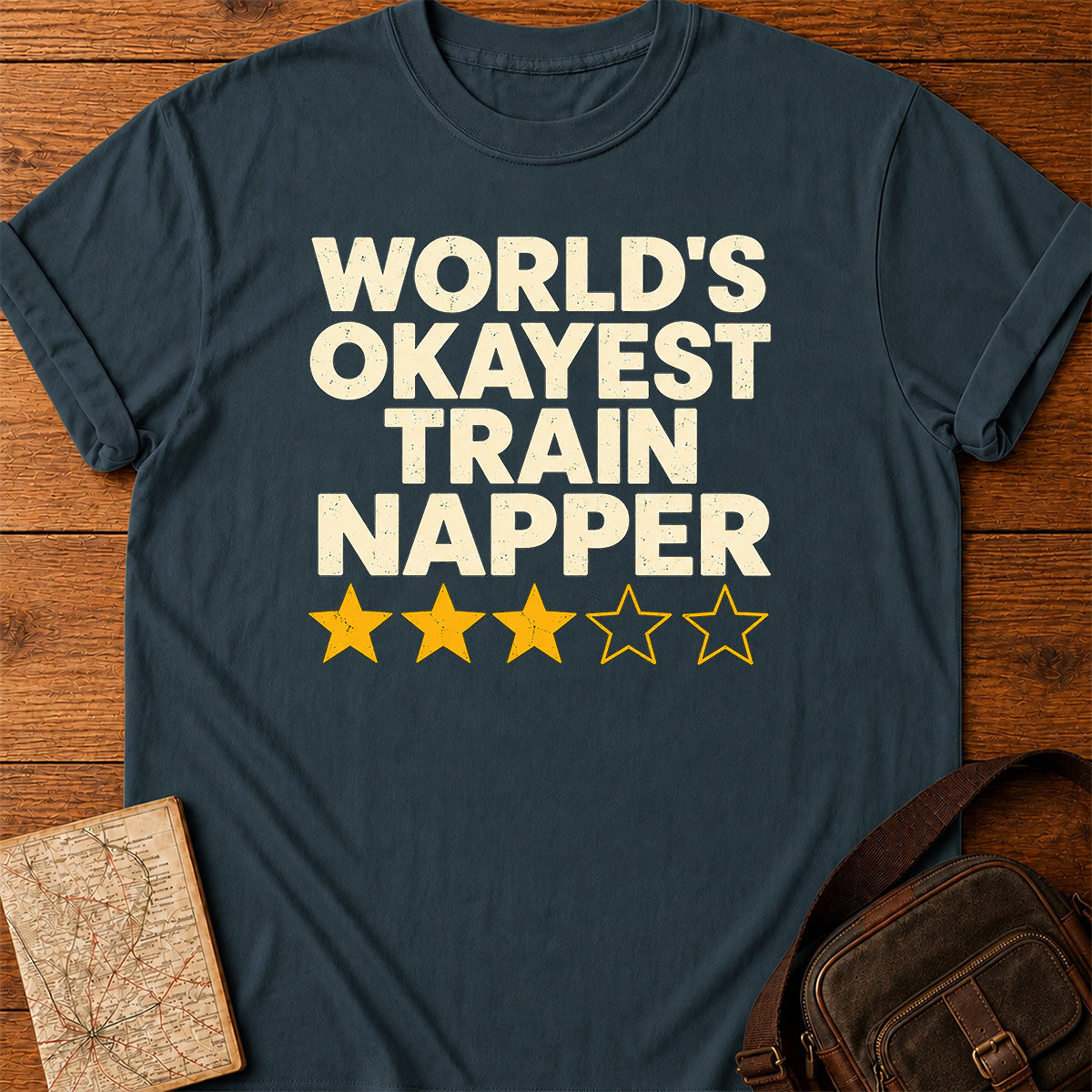 WORLD'S OKAYEST TRAIN NAPPER T-shirt