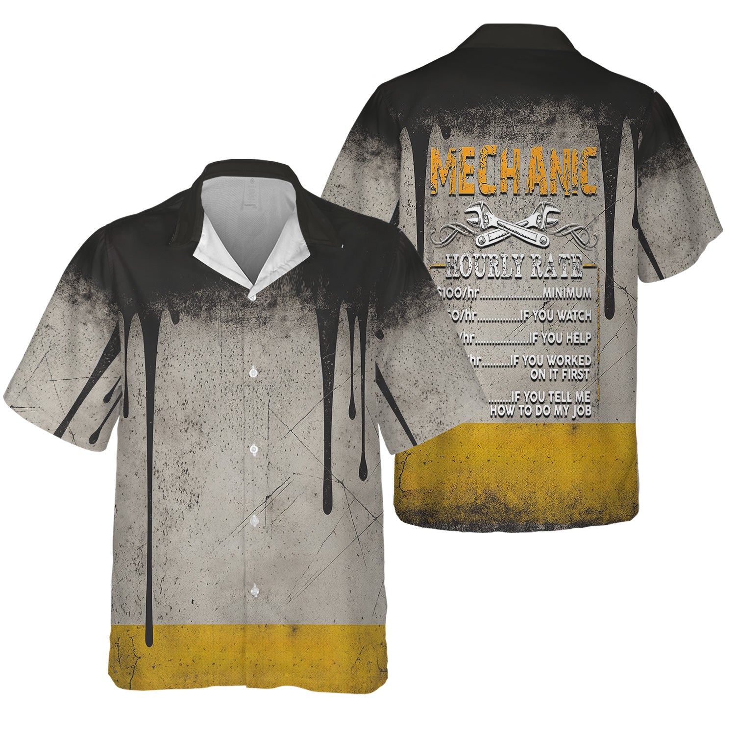 Mechanic Hourly Rate Shirt, Funny Mechanic T-Shirt, Auto Repair Gift, Garage Work Tee, Car Guy Humor Shirt for Men