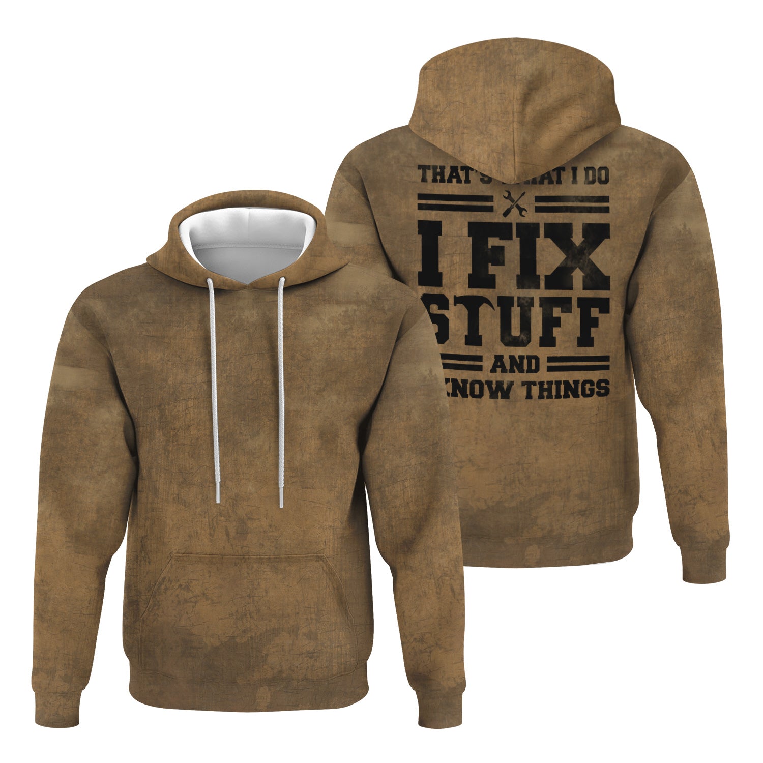 I Fix Stuff And I Know Thinks Retro Mechanic Hoodie, Father’s Day Mechanic Shirt, Gift Idea For Him