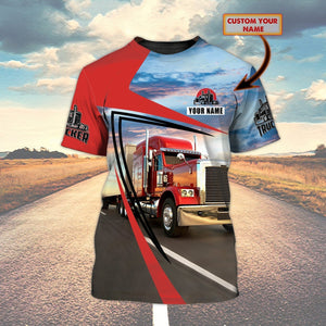 Personalized Cool Trucker T Shirt, Shirt For Trucker Man Trucking Gift, Shirt For Man & Women