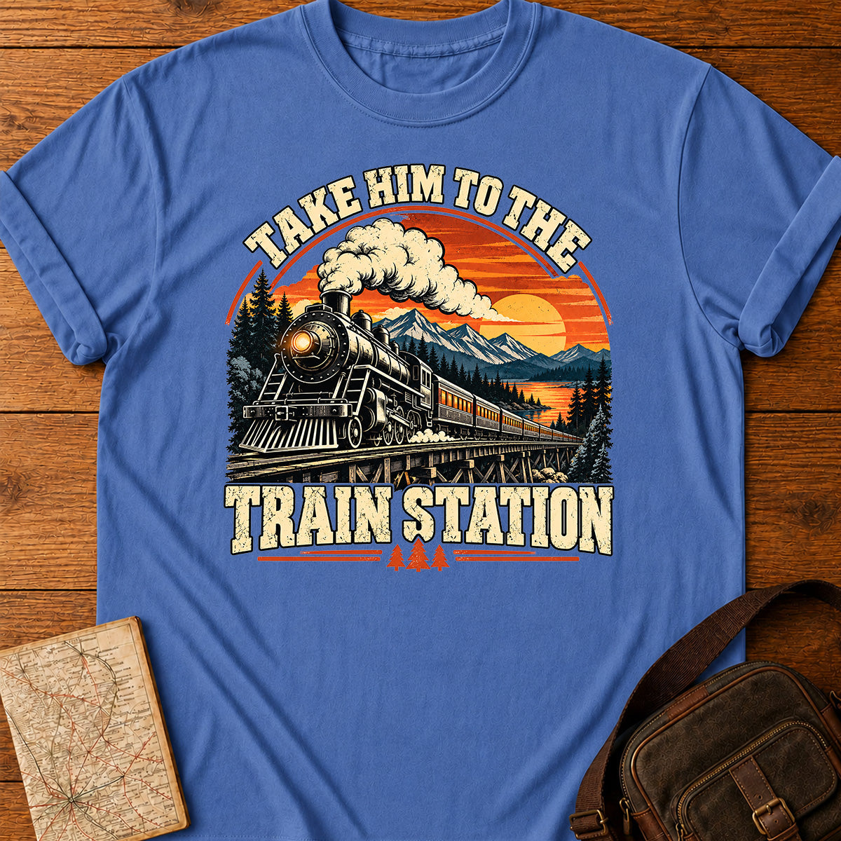 Yellowstone Train Station T-shirt