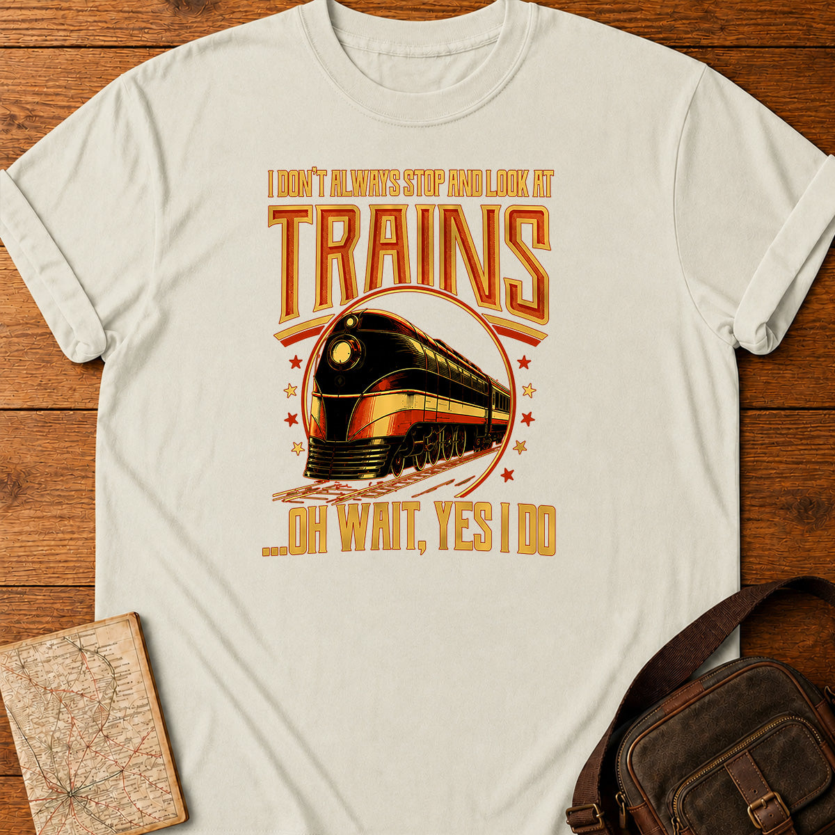 Retro Train Spotter T-Shirt