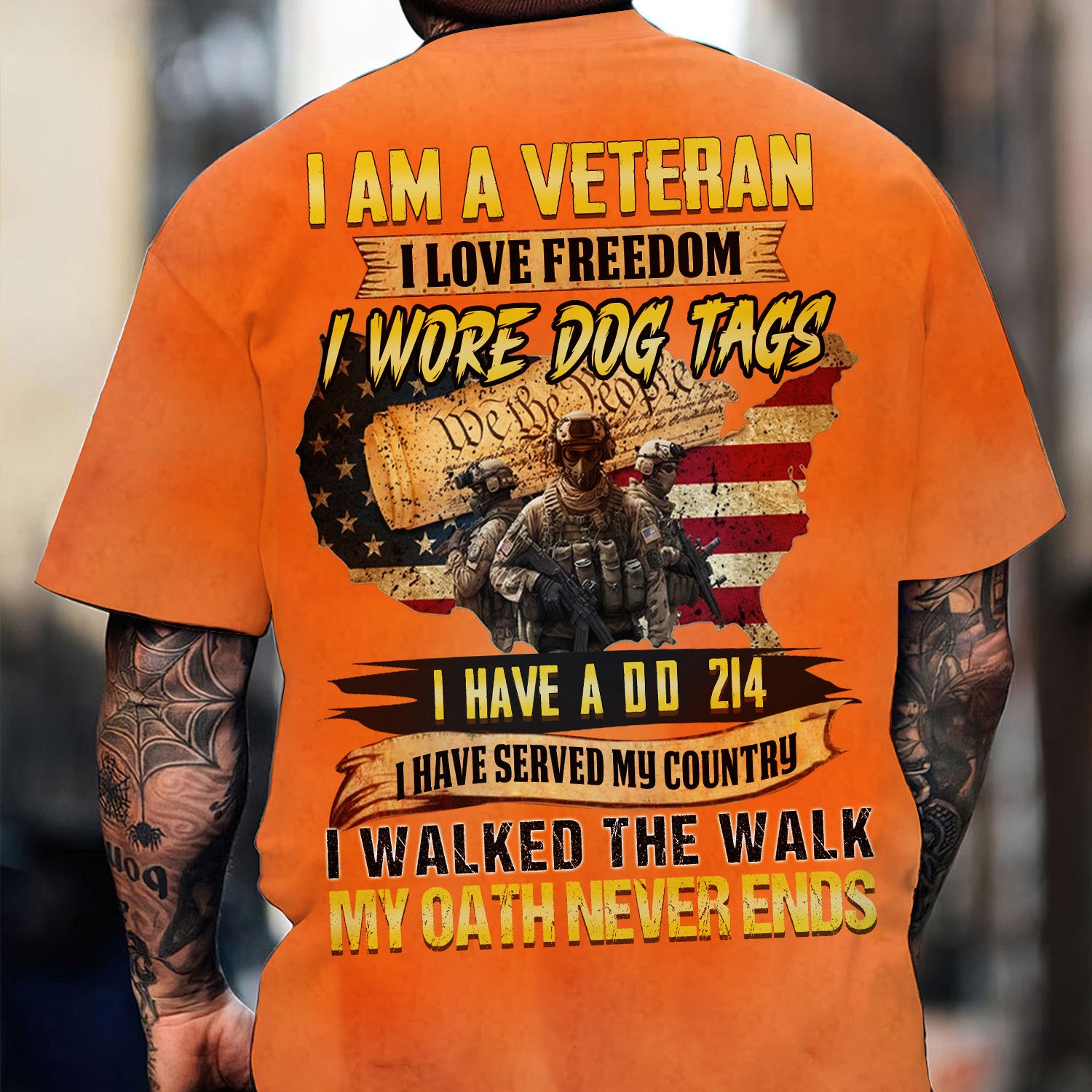 Veteran Shirt, I Am a Veteran My Oath Never Ends Quote Shirt, Proud Military Shirt Gift for Veterans & Soldiers