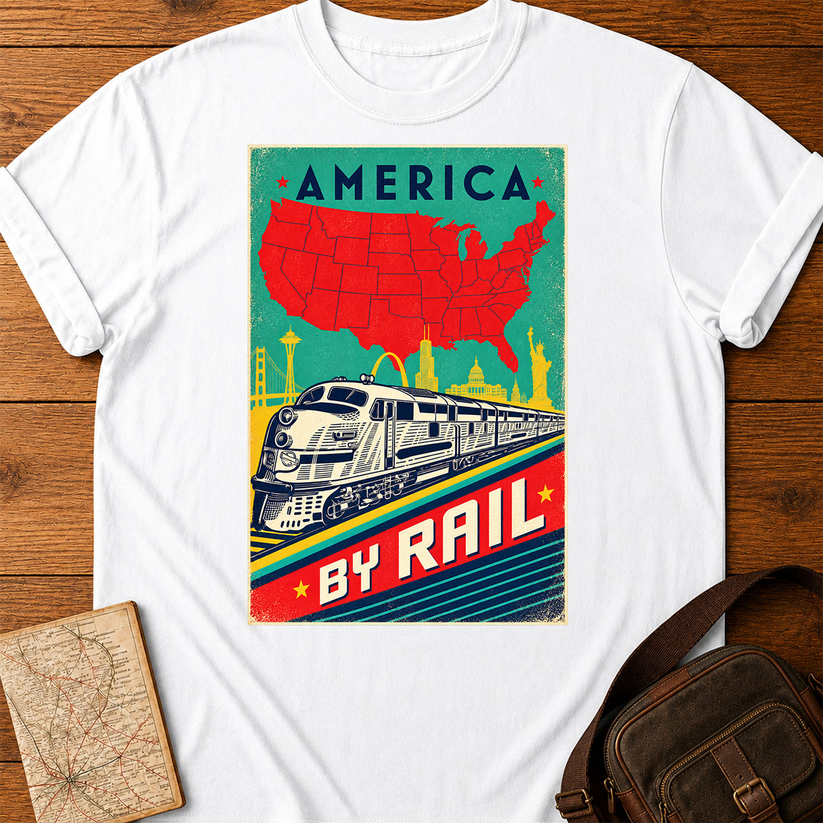 America By Rail T-Shirt