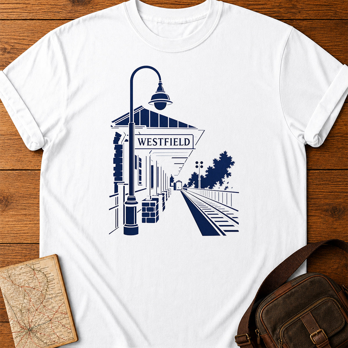 Vintage Railway Station T-Shirt