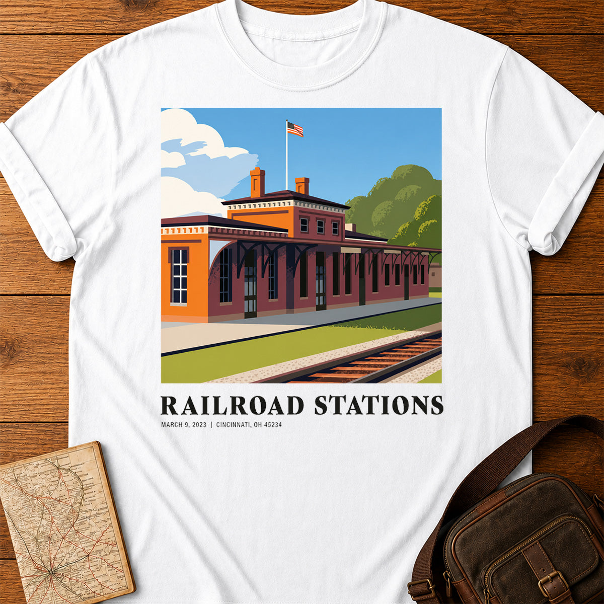 Classic Railroad Station T-Shirt