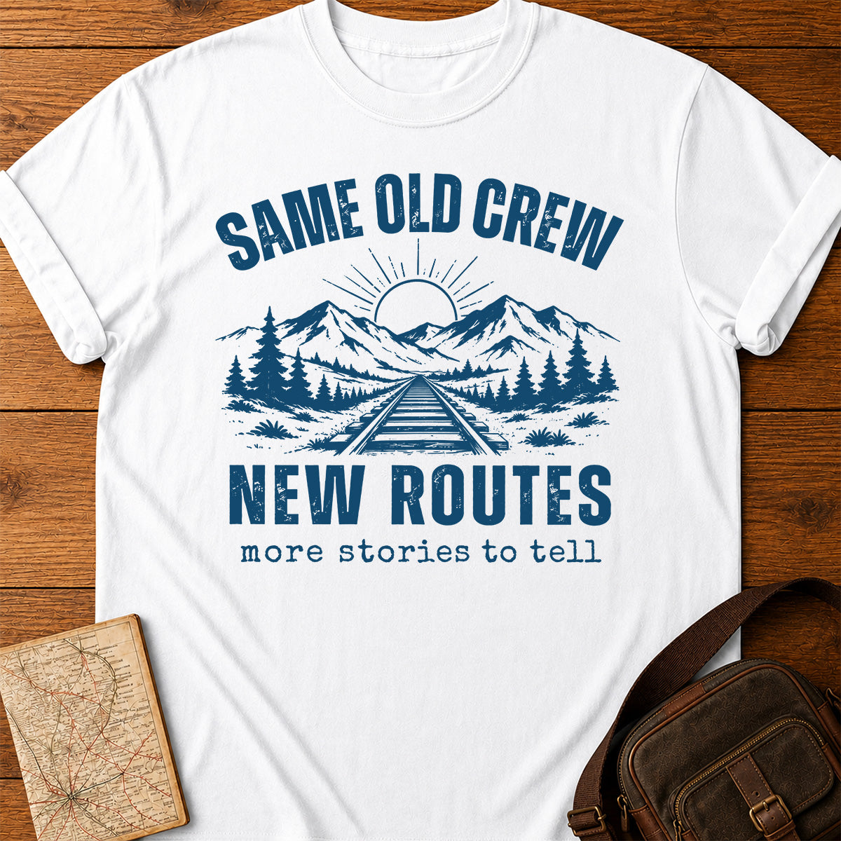 SAME OLD CREW NEW ROUTES T-shirt