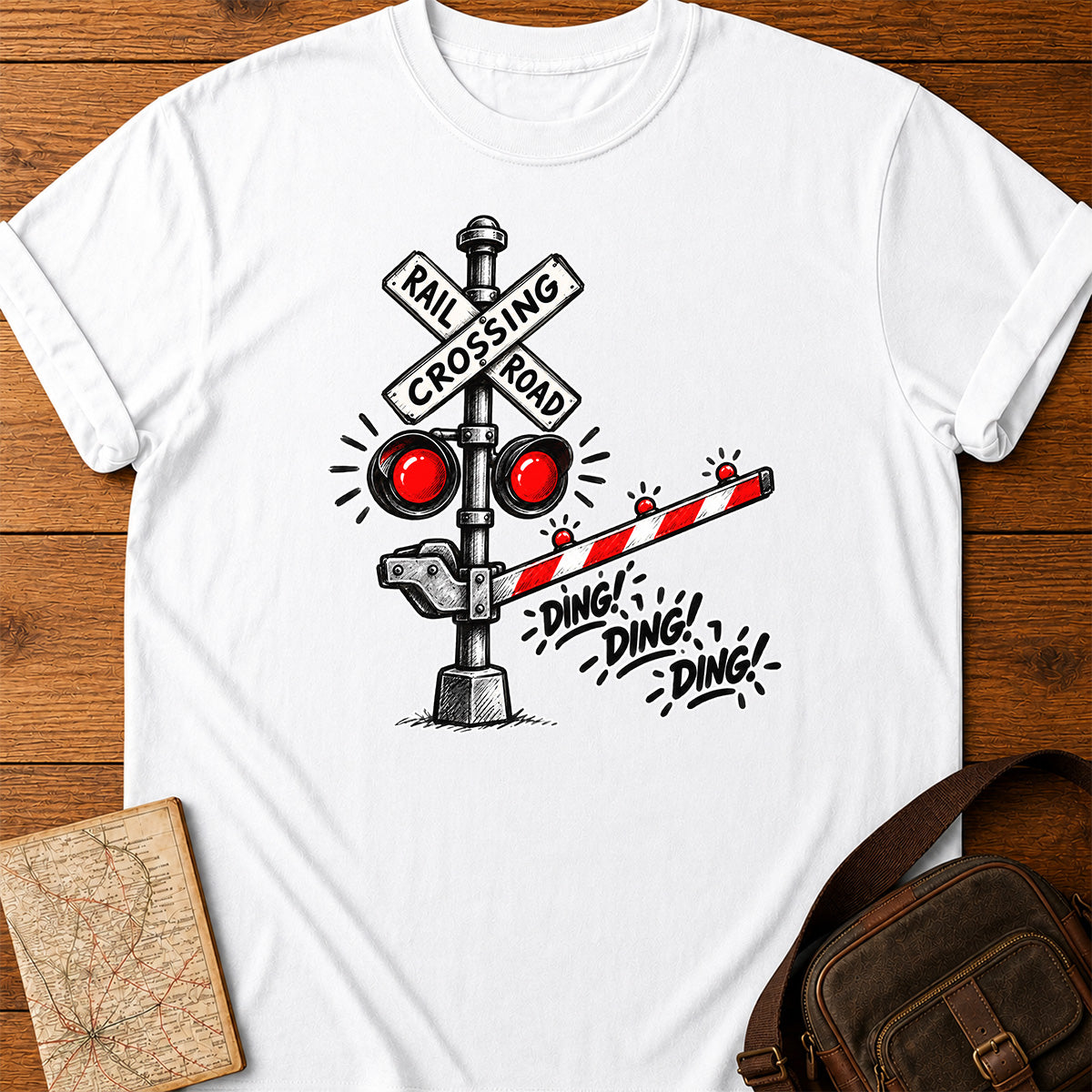 Railroad Crossing Signal T-Shirt