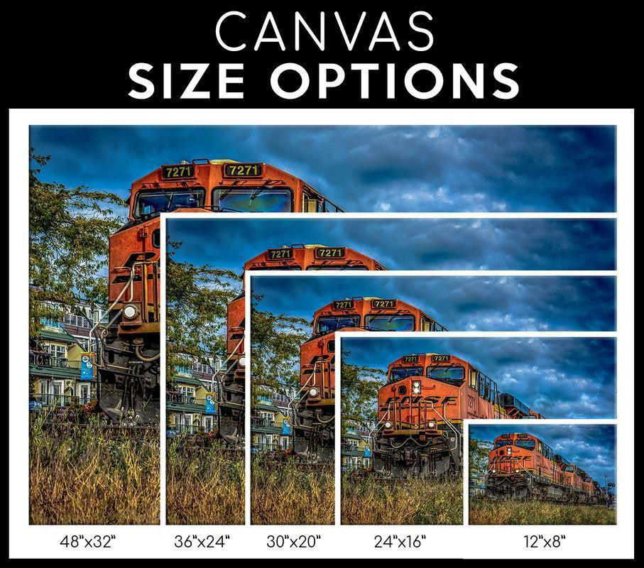 Bnfs Single Canvas Rectangle Bnsf 04096 Framed Matte Canvas 12x16