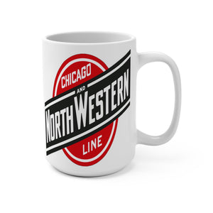 Chicago & North Western Railway Ceramic Coffee Mug Gift For Train Lovers