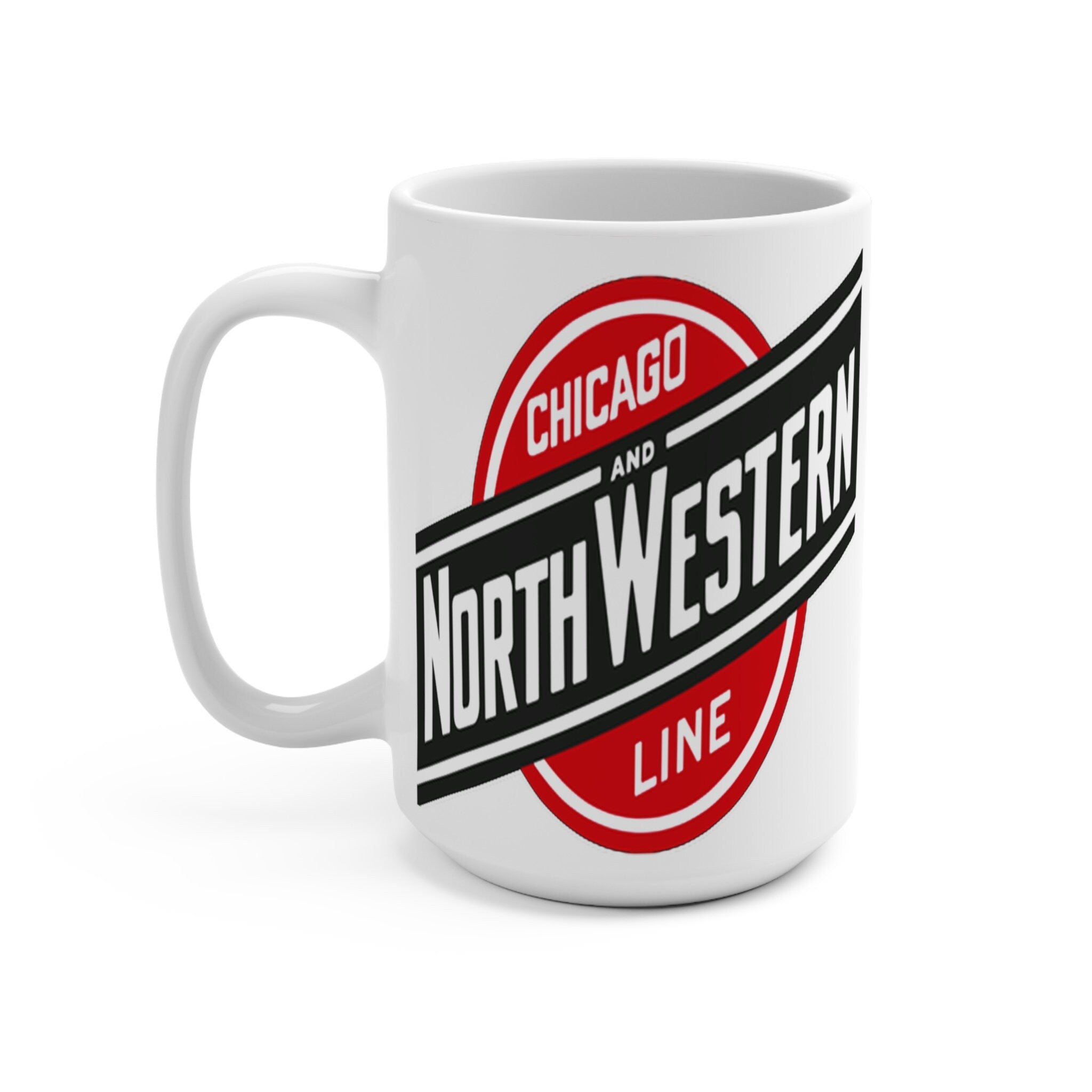 Chicago & North Western Railway Ceramic Coffee Mug Gift For Train Lovers