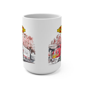Topeka and Santa Fe Railway Rail Fan Railroad Coffee Mug Gift Idea