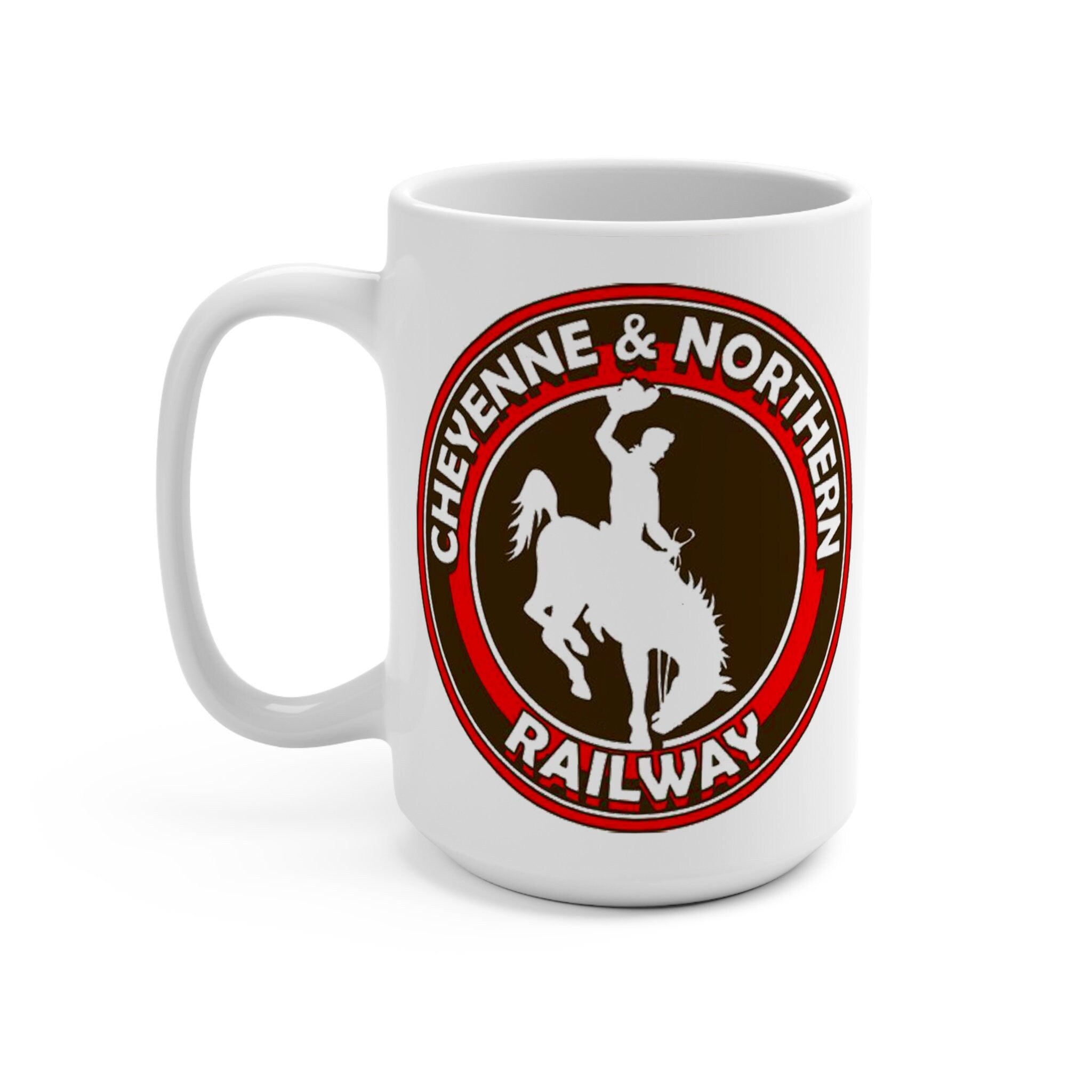 Cheyenne and Northern Railway Railfans Coffee Mug For Train Lovers