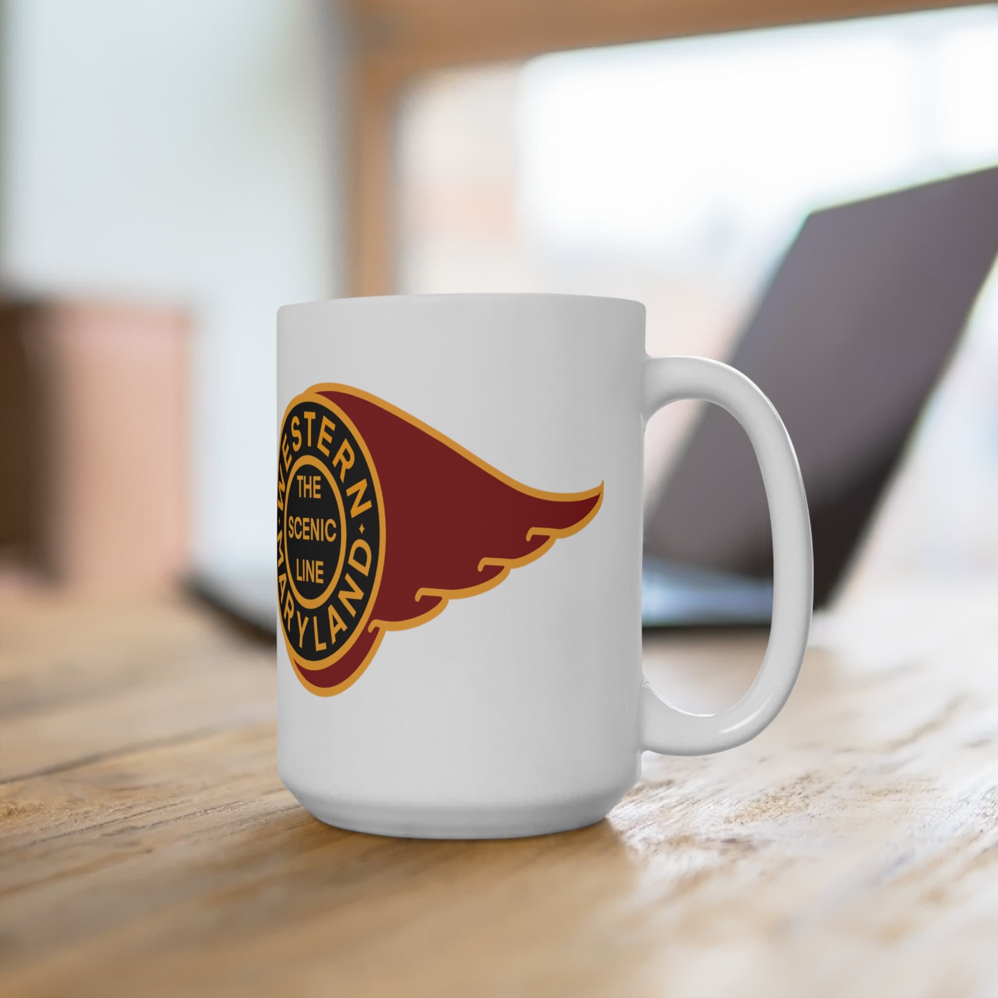 Western Maryland Scenic Railroad Train Coffee Mug Unique Gift for Train Collectors