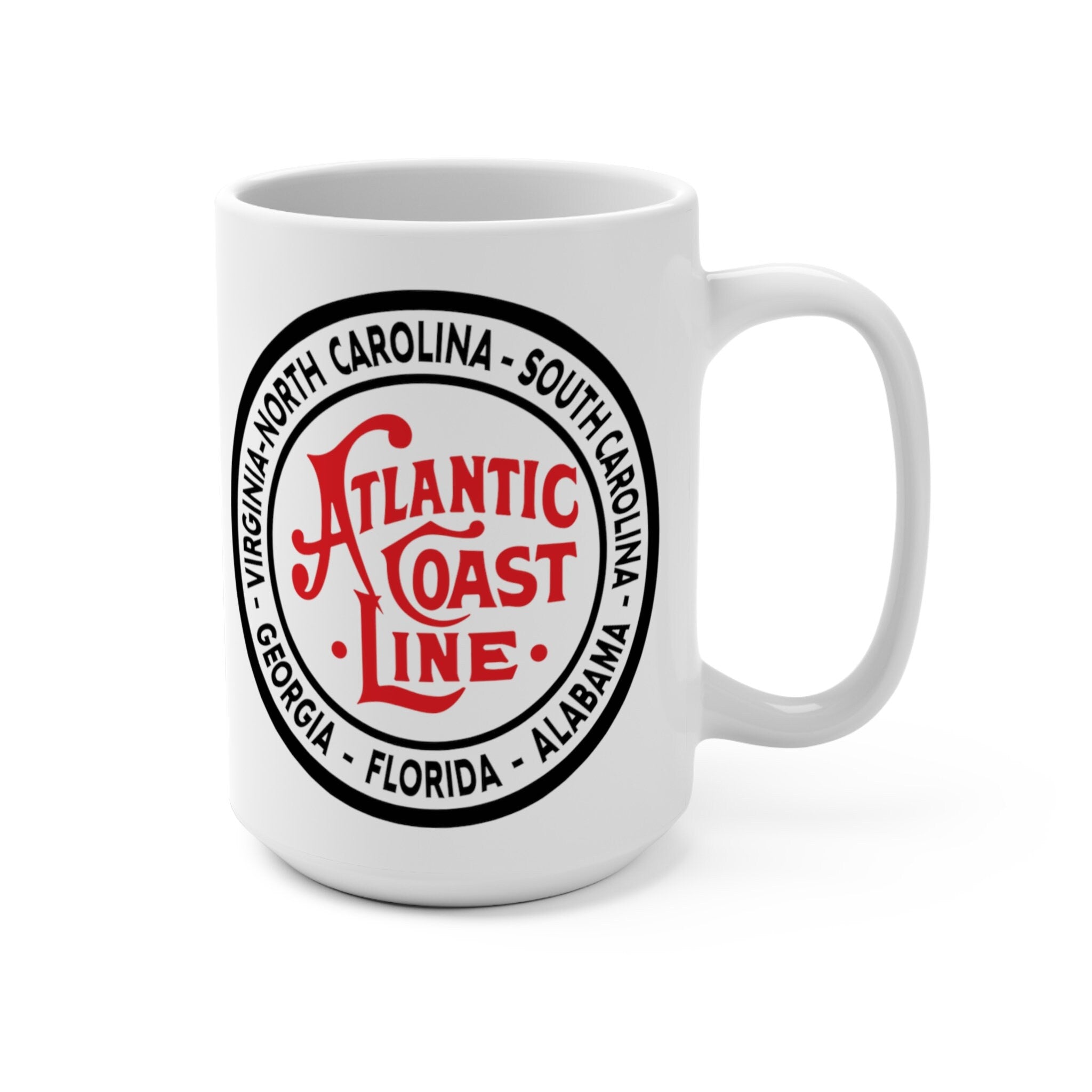The Atlantic Coast Line Railroad Coffee Cup Mug Great Gift For Train Lovers