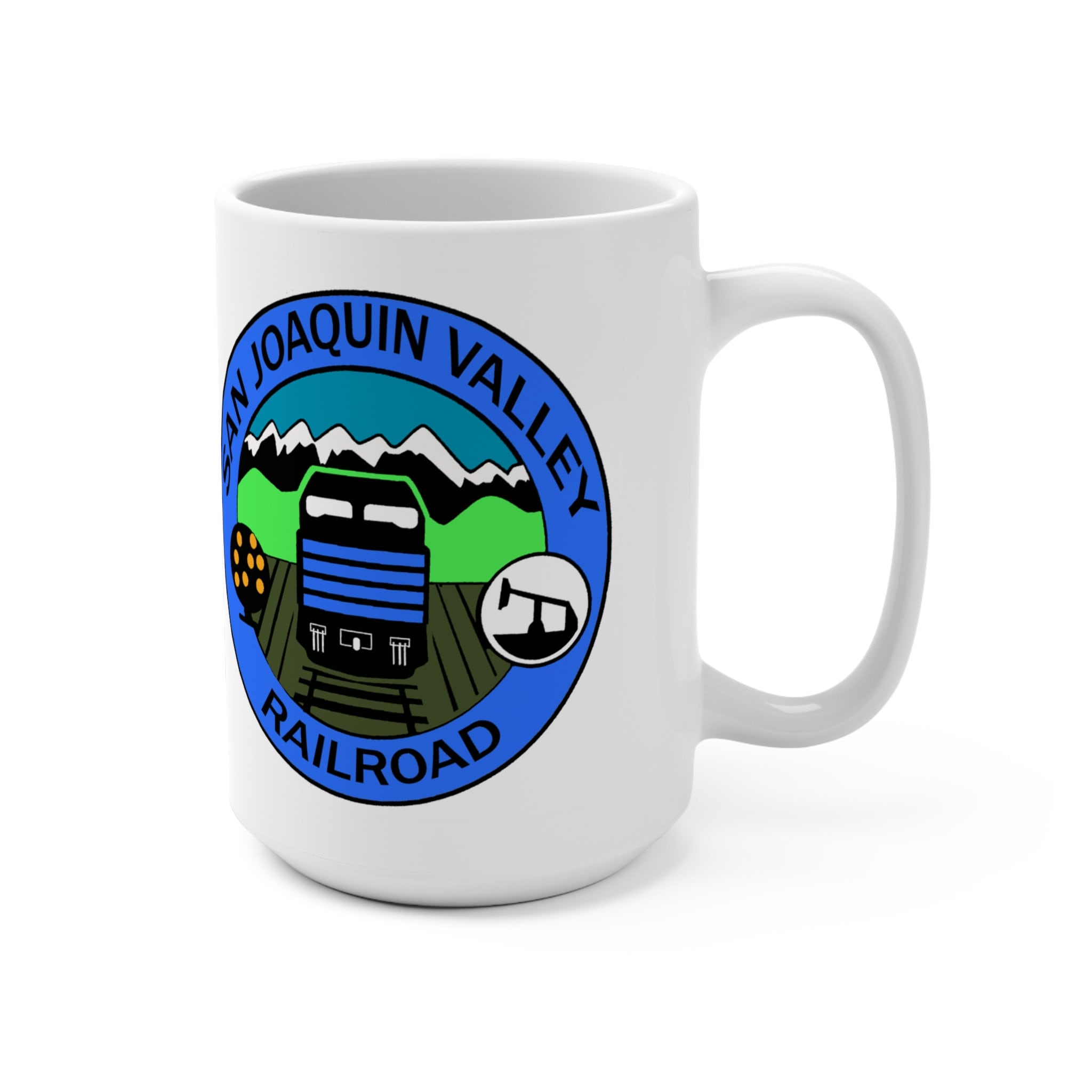 San Joaquin Valley Railroad SJVR Collector’s Coffee Mug Ideal for Train Lovers