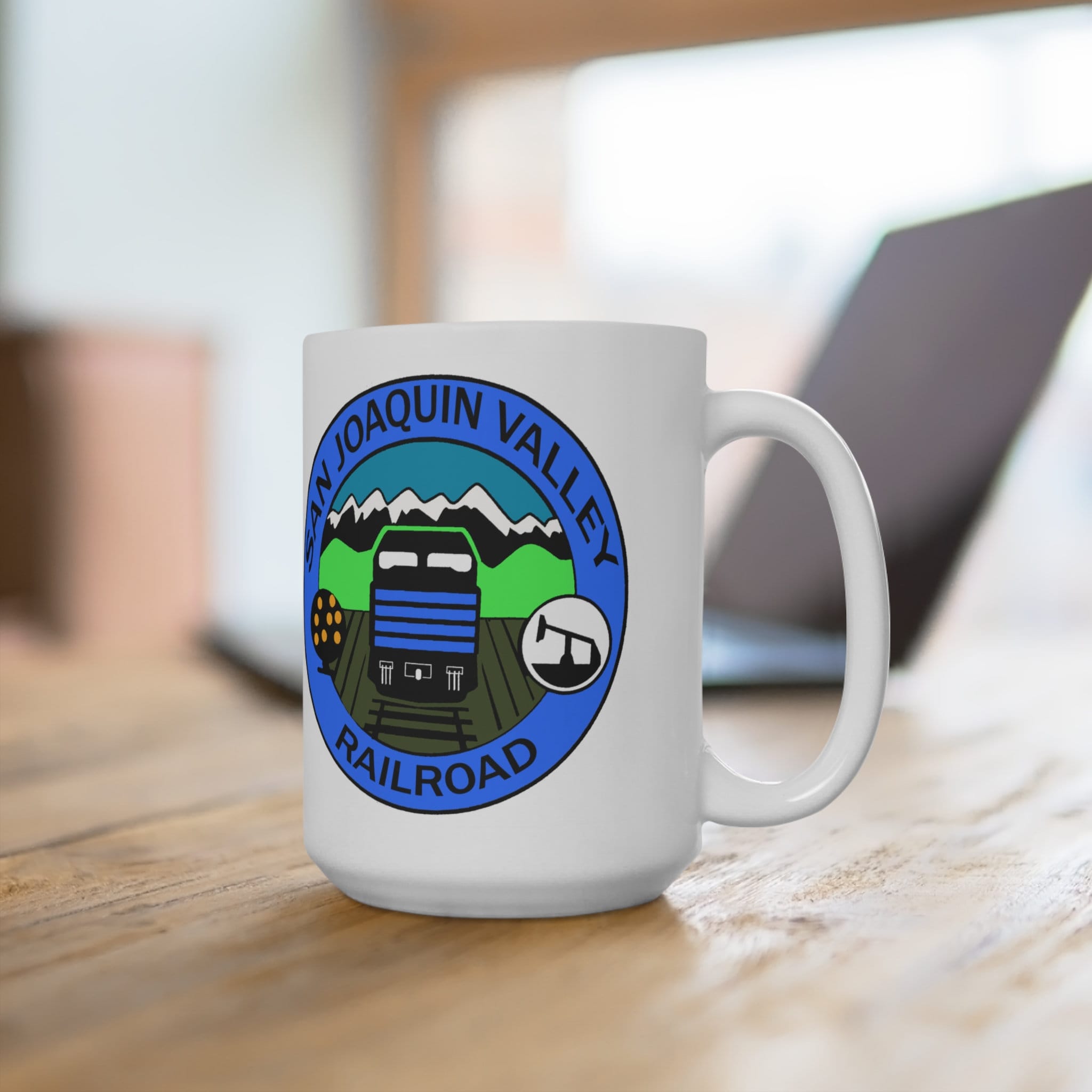 San Joaquin Valley Railroad SJVR Collector’s Coffee Mug Ideal for Train Lovers