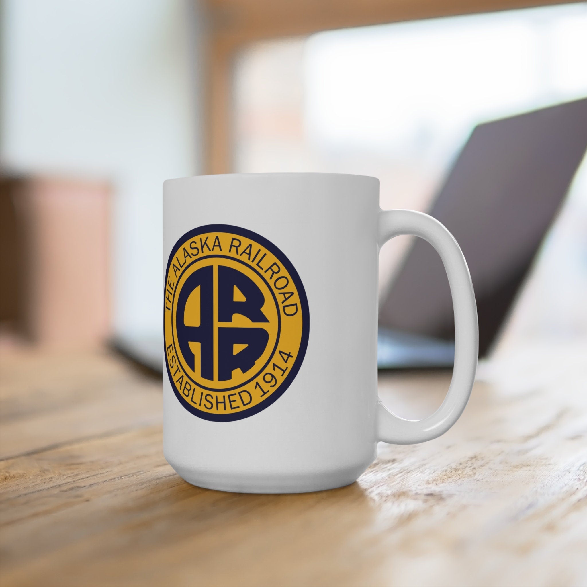 The Alaska Railroad Trains Mug Vintage Style Coffee Cup for Collectors