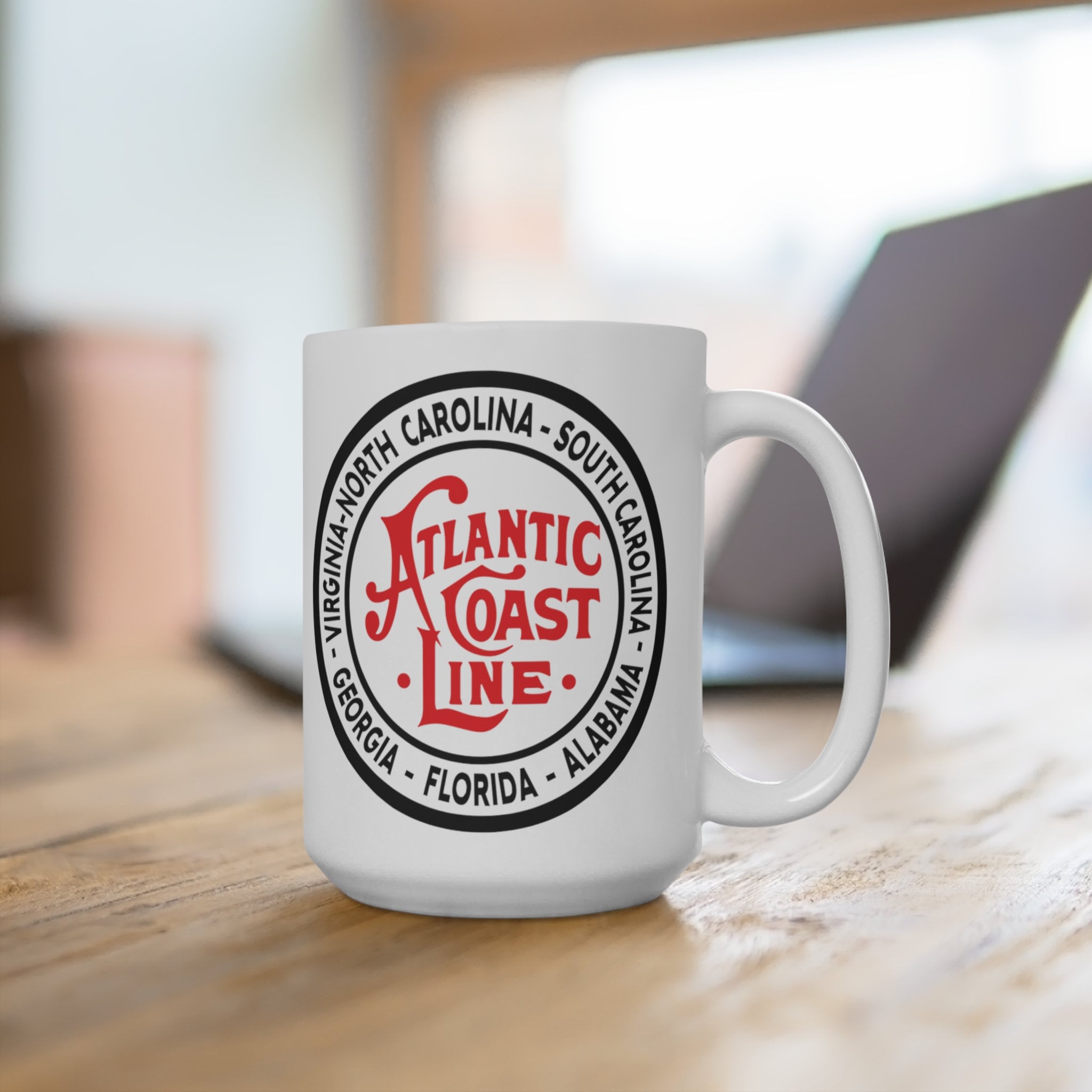 The Atlantic Coast Line Railroad Coffee Cup Mug Great Gift For Train Lovers
