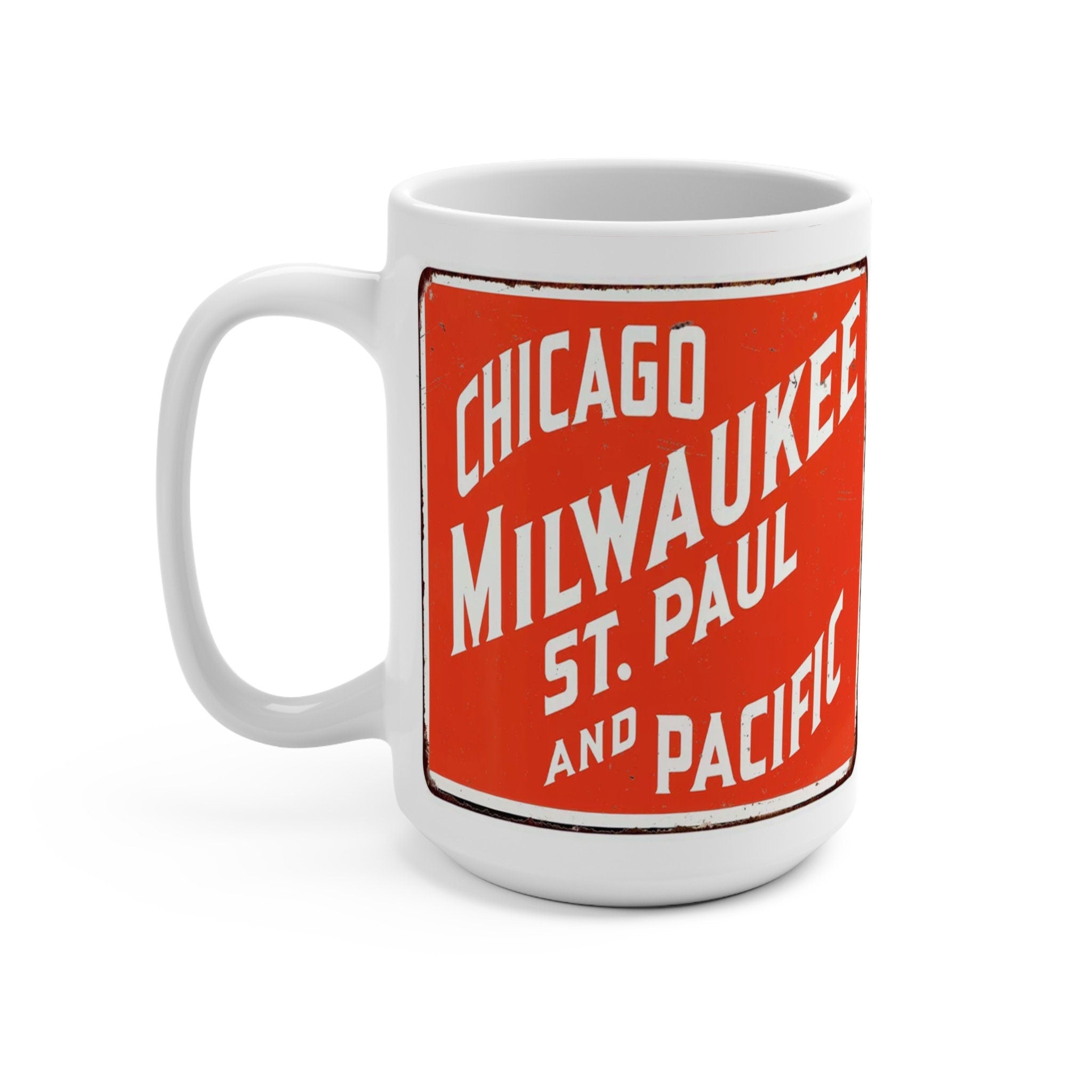 The Chicago, Milwaukee, St. Paul and Pacific Railroad Cup Mug For Train Lovers
