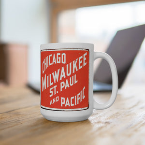 The Chicago, Milwaukee, St. Paul and Pacific Railroad Cup Mug For Train Lovers